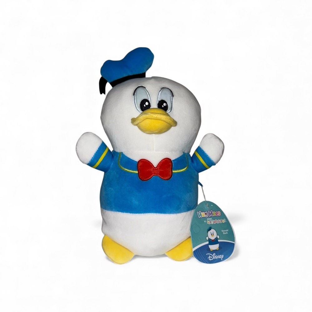 Disney HugMees Donald Duck Plush with Blue and Yellow Accents - Picture 1 of 4